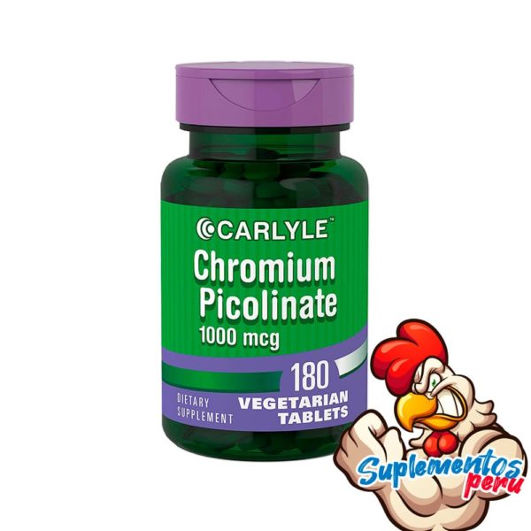 Picolonato de Cromo 1000mcg - Carlyle