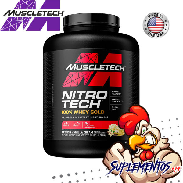 Nitrotech Whey Gold 5.5Lb Muscletech